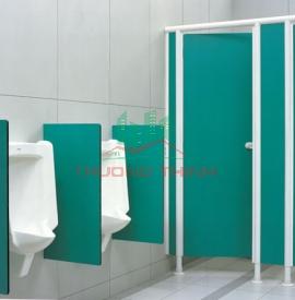Thi công vách ngăn Compact HPL nhà vệ sinh