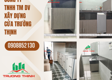 #1 Cung cấp lắp đặt vách ngăn vệ sinh Đồng Nai 1️⃣ 【Cửa Trường Thịnh】