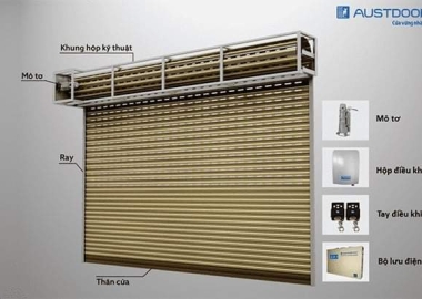 Cửa cuốn Austdoor khe thoáng