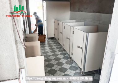 Vách ngăn vệ sinh tấm compact Bình Dương 1️⃣ 【Bàu Bàng‎】