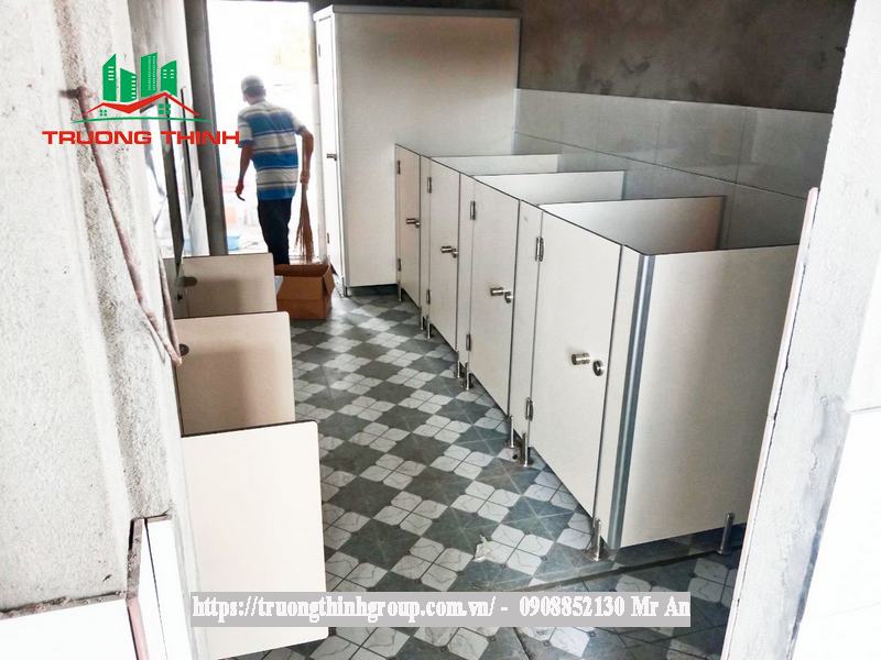 QUY TRÌNH THI CÔNG VÁCH NGĂN VỆ SINH TẤM COMPACT TẠI BÌNH DƯƠNG | Vách ngăn vệ sinh tấm compact Bình Dương